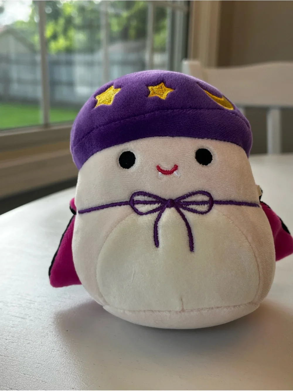 purple halloween mushroom squishmallow